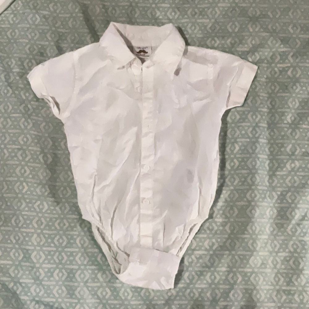 White Kids One Piece Bodysuit